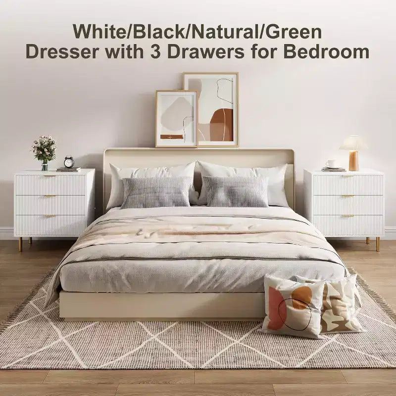 Cassettiera a 3 cassetti, comò moderno in legno per camera da letto con cassetti contenitori, mobile TV in stile rustico per soggiorno, camera da letto, corridoio