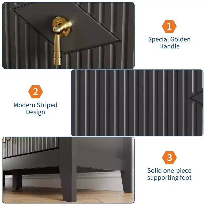 Comò a 6 cassetti, comò moderno da camera in legno con cassetti portaoggetti, mobile TV in stile rustico per soggiorno, camera da letto, corridoio
