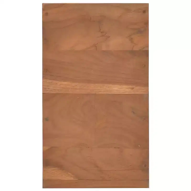 vidaXL Comodino in legno massello di teak naturale piccolo