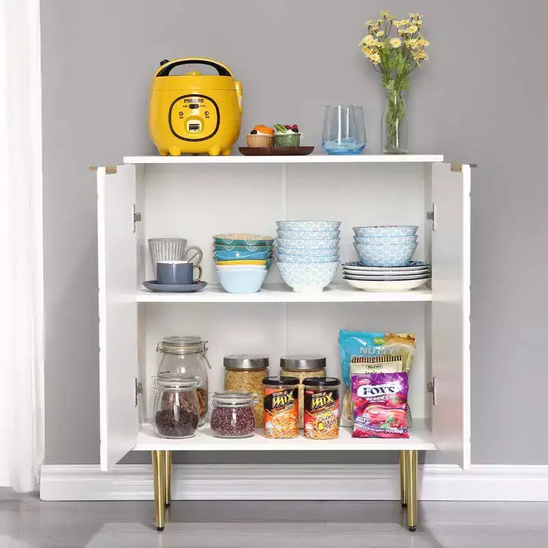 Credenza Contenitore 29 Mobili Moderni con 2 Ante (per Cucina/Sala da Pranzo/Soggiorno)
