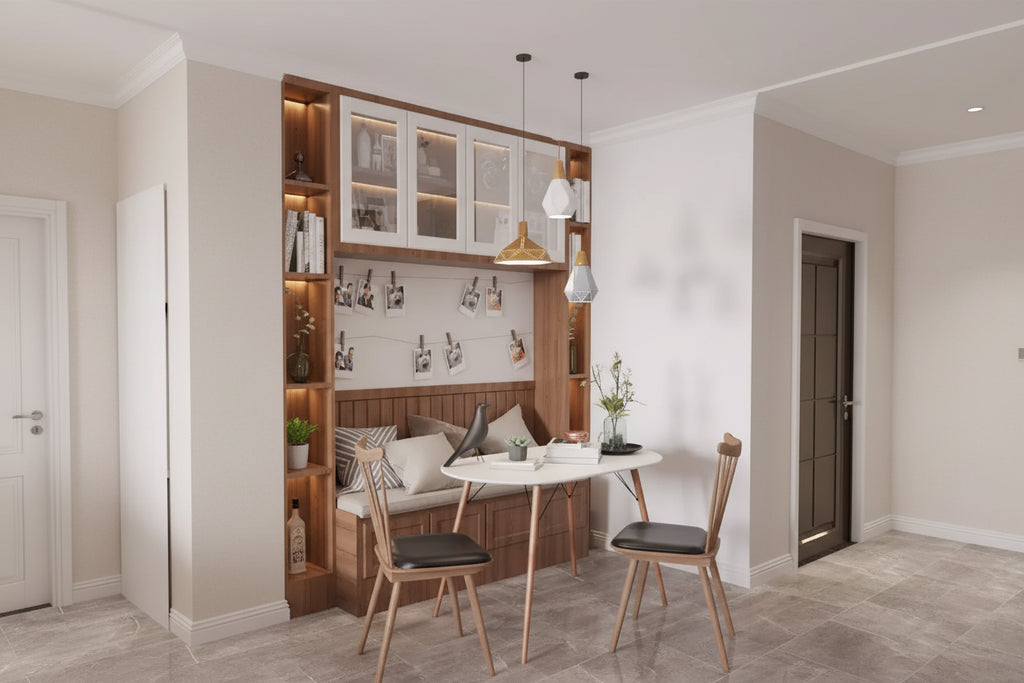 Tavolo da pranzo ovale FurnitureR moderno da 47,2 pollici per 4-6 persone, tavolo funzionale bianco con gambe in legno per l'ufficio domestico, la cucina, la sala da pranzo, il patio
