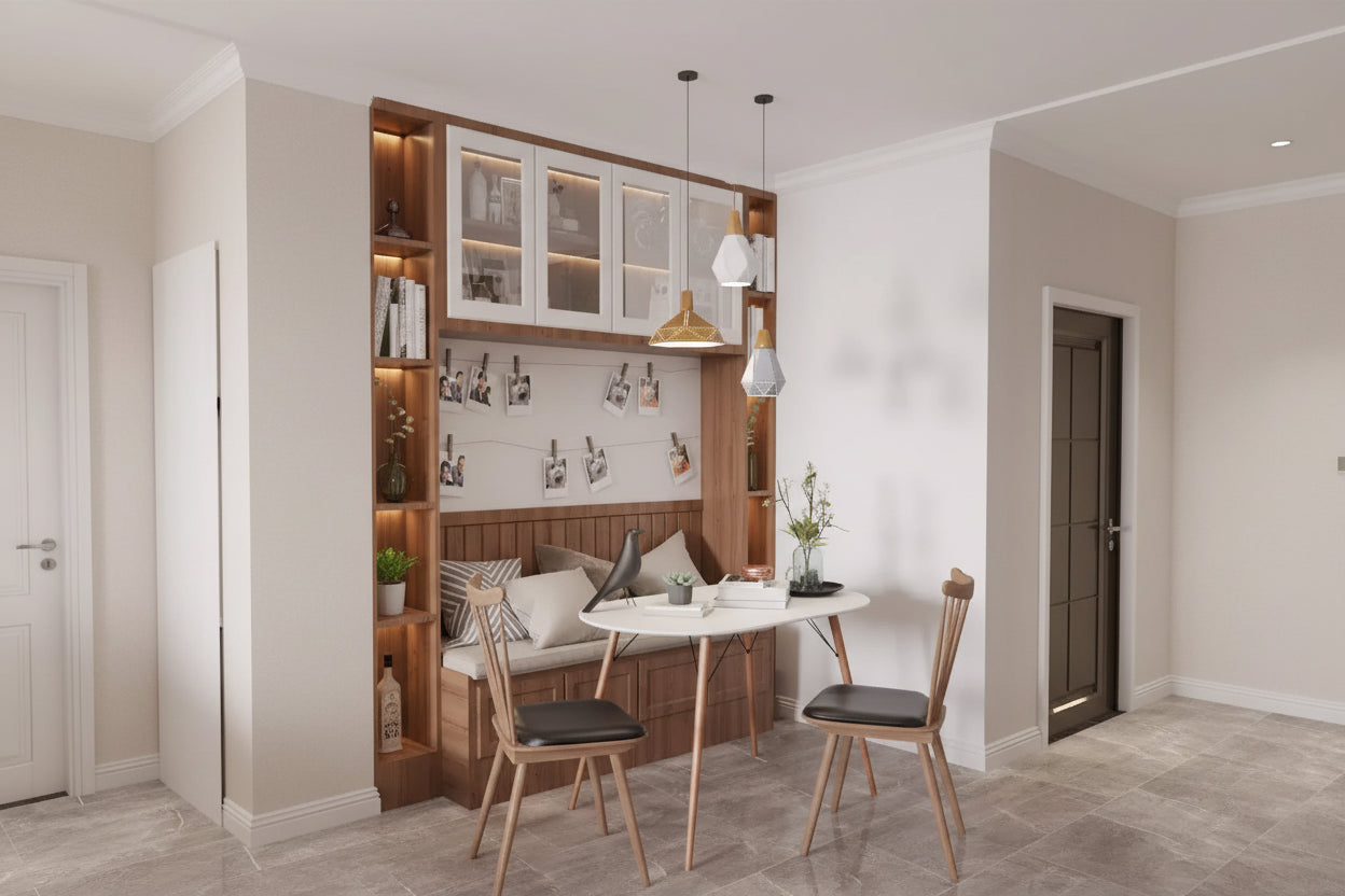 Tavolo da pranzo ovale FurnitureR moderno da 47,2 pollici per 4-6 persone, tavolo funzionale bianco con gambe in legno per l'ufficio domestico, la cucina, la sala da pranzo, il patio