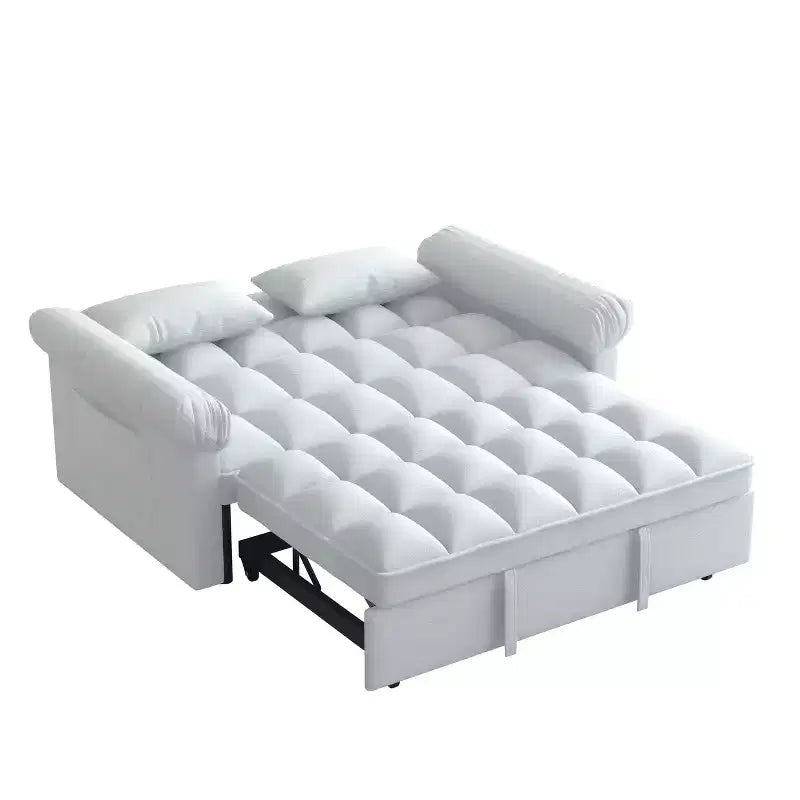 Divano letto convertibile moderno MAYEERTY estraibile regolabile per soggiorno camera da letto grigio