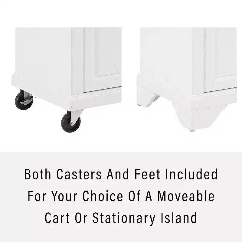 HomeStock 36 in.H Metal Kitchen Islands