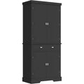 72 Inch Pantry Cabinet, Space-Saving Wood Kitchen Storage Cabinet with Drawer