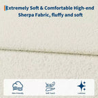GustoWave Struttura Letto Imbottita in Boucle con Testiera, Non Richiede Rete a Molle
