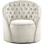Sedia in velluto Alessio di Meridian Furniture