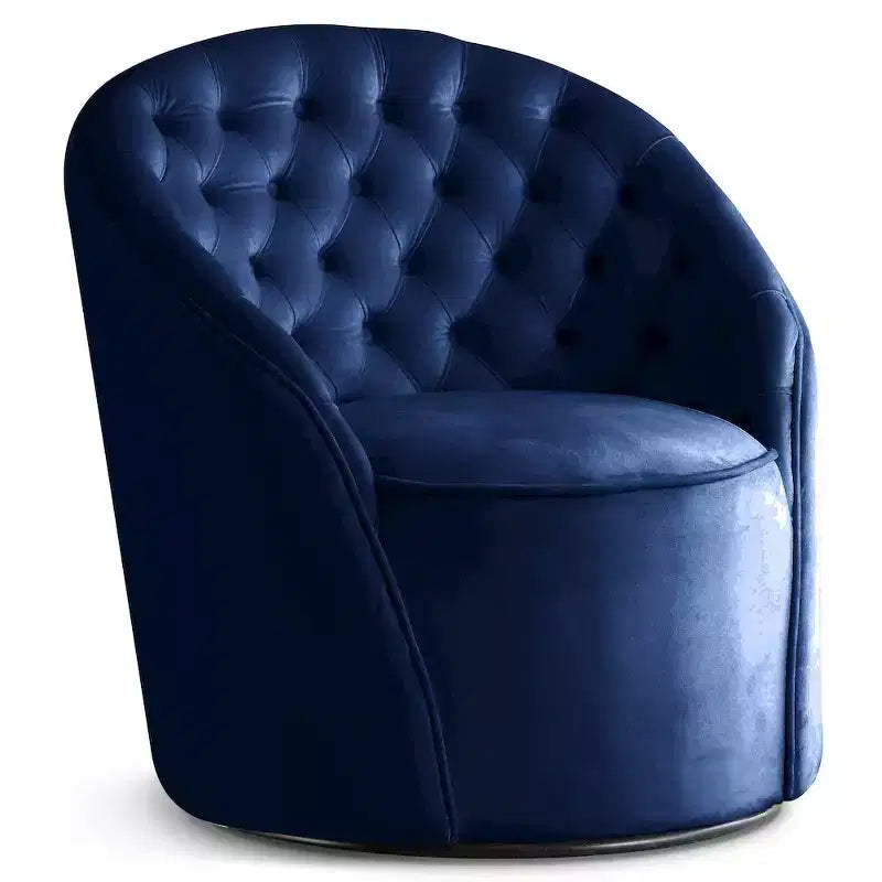 Sedia in velluto Alessio di Meridian Furniture